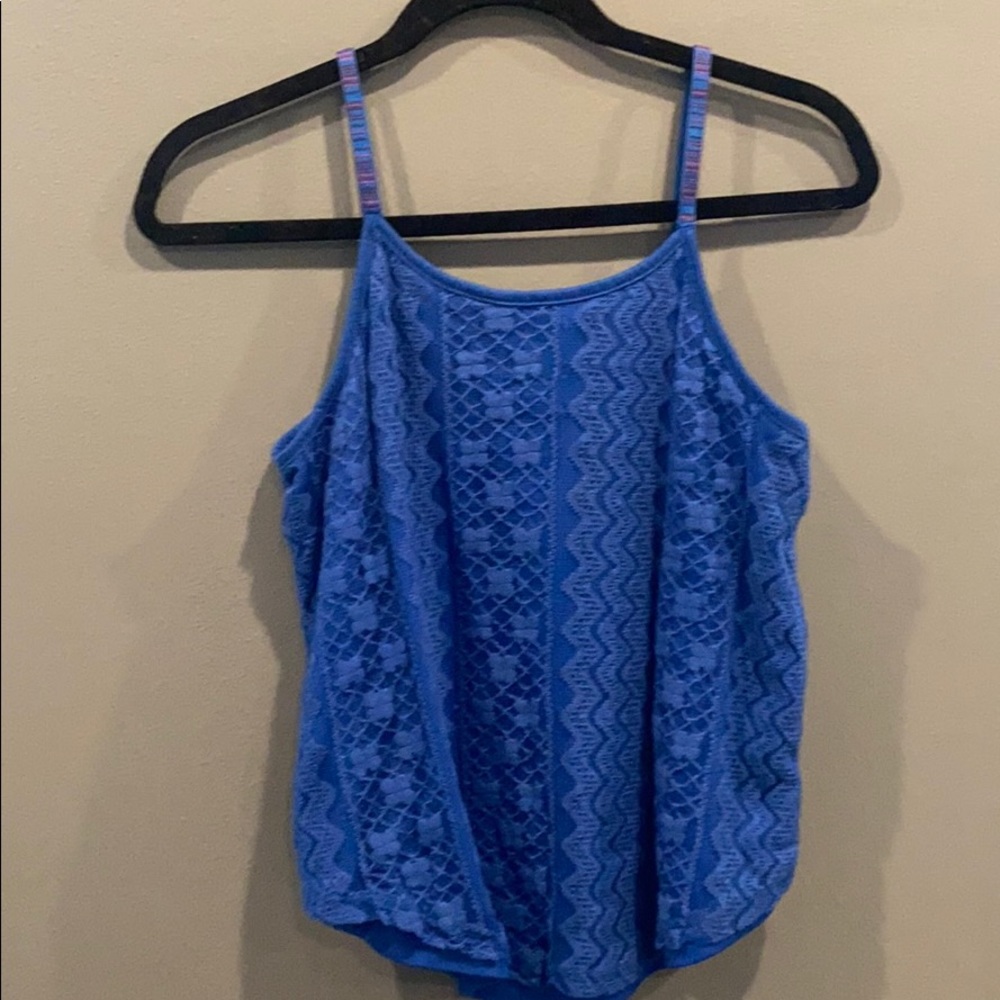 Blue tank top